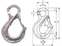 SALKHK6SI Крюки из нержавеющей кислотостойкой стали с предохранителем - Ketten